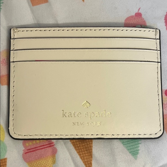 Kate Spade Honey Bee Small Slim Leather Card Holder Case - Picture 2 of 8